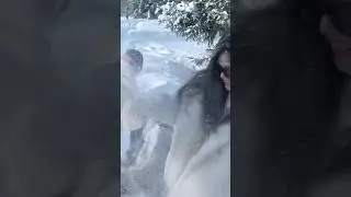 Enjoying SnowFall With Friends #snow #wintersnow  #snowfalling
