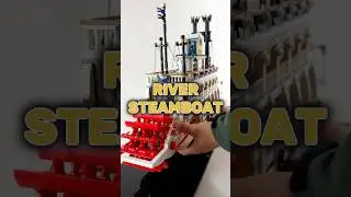 Lego Ideas River Steamboat 21356 Display Case #lego #legoideas