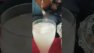 Tender coconut with ice apple juice 😋 Different try to Emmy tasty special for ⛱️