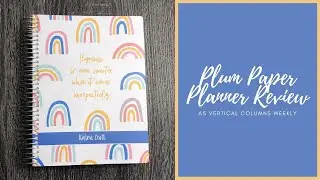 PLUM PAPER PLANNER REVIEW | A5 VERTICAL COLUMNS WEEKLY