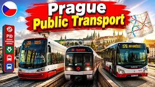 Public Transportation in Prague 🇨🇿 | Prague Public Transport Guide | How to Use Trams, Metro & Buses