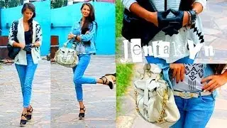OOTD #24 Осенние ОБРАЗЫ  Одни джинсы НЕСКОЛЬКО Образов OOTD JeniaKyn