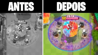 ANTES e DEPOIS do REWORK do CEMITÉRIO