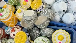 चीनी मिट्टी का बर्तन - दिल्ली की सबसे सस्ती क्राकरी मार्केट - Cheapest Bartan market Delhi