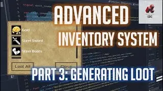 Godot Tutorial Random Loot Generation | Godot Inventory System Part 3