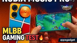 Nubia Music Pro Review | Mobile Legends Bang Bang Gaming Test 🔥 | APPSGADGET