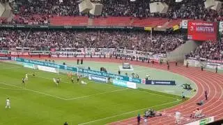 Florian Klein mit dem 2:3 Siegtor