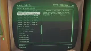 FNAF:SOTM, all data logs. Analysis, not collection.