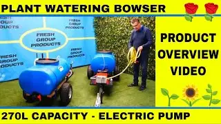 Plant Watering Bowser - Towable Garden Water Bowser