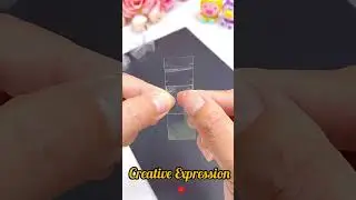 How to Make Transparent Ice Cube Mold ❄️ |DIY Clear Ice at Home #shorts #diy #creativepassion #craft