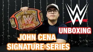 John Cena Signature Series Replica Belt Unboxing | From WWE Shop | Updated Spinner Plates