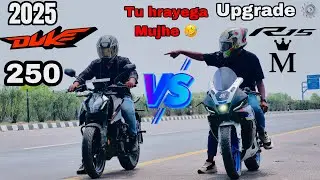 New duke 250 vs upgraded⚙️ 🔥R15M  drag race Arun Dream 10r