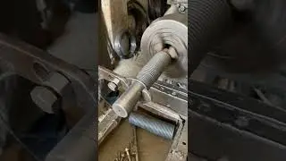 Mastering the Art of Spring Making on a Lathe - Skilled Worker Demonstration #shorts