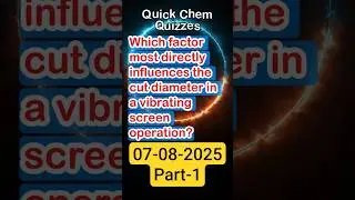 Concept Booster: Screening in Chemical Engineering Part - 1 | 07-Aug-2025 #screening #mo #che