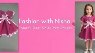 Cute Kids Frock Making at Home ✂️🧵 Simple Sewing Tutorial #youtubevideo #fashiontrends#frock#tiktok 