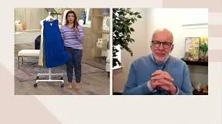 Denim & Co. Printed Favorite Jersey ScoopNeck Swing Tank Dress on QVC