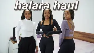 HALARA WINTER TRY-ON CLOTHING HAUL + DISCOUNT CODE! | activewear, joggers, tops & more!