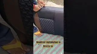 #brezzalxi #headrest #installation #brezzamodified #brezzamodification #marutibrezza