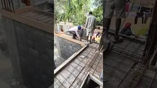 lintel level barbending and centring work #lintelbeam #centering #lintel #home #supportstructure