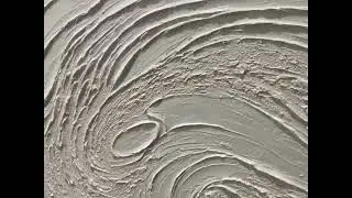 Original Hand Painted White Beach Oil Painting on Canvas, Large Abstract Ocean Waves Painting