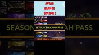 Most Rare 😱 Avatar Banner Free || Season 2 Booyah Pass Fatal Fauna #short