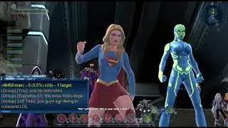 DCUO EPISODE 37 BIRDS OF PREY Fire & Brimstone Elite Raid 1st boss only (Test Server went down!)