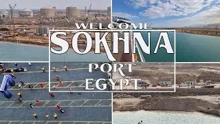 [4K] Ain Sokhna Port Egypt Welcome MSC Splendida Cruise Ship