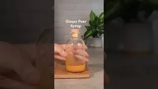 Ginger Pear Syrup Recipe 🍐| #simplesyrup #ginger #pear #cocktails #mixology #syrup #recipes #drinks