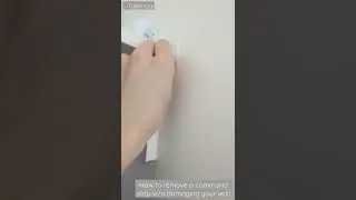 Pull command strips without doing a lot of damage #college #lifehacks