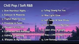 Relax & Chill Playlist 2026 🎧 | Soft R&B & Chill Pop