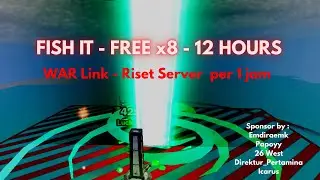 SERVER x8 12 JAM FREE | Fish It ROBOT KRAKEN Target !!