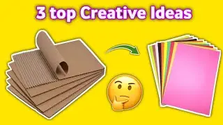 3 Amazing DIY craft ideas | Creative Paper Craft Wall hangings | Easy and beautiful Home Decoration 
