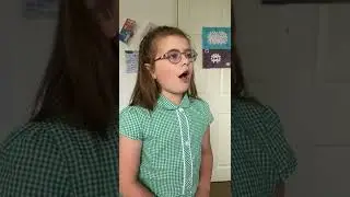 Harriet sings 'When I grow up' from the Musical 'Matilda'