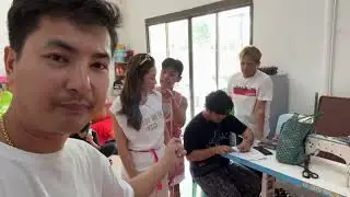 แอน อรดี มาเยี่ยมชมและให้กำลังใจห้องชุด #แอนอรดี #บอยศิริชัย #หมอลำใจเกินร้อย