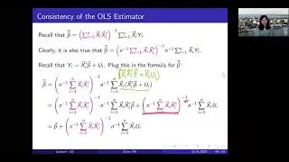 Week 10 Video 3 Consistency of OLS Part II of 2