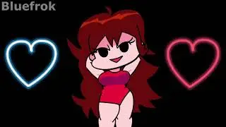 [Reupload from Bluefrok's Twitter] GF dance (FNF Animation)