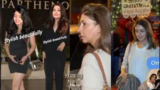 Aishwarya Rai, Aaradhya Bachchan, Shweta Bachchan spotted together after New Year 2026 party! Sty...