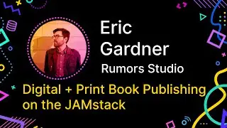 Eric Gardner - Building Books From Static Sites