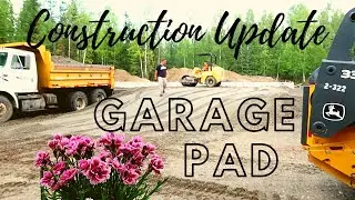 Building in Alaska &bull; Garage Pad &bull;Строим гараж на Аляске