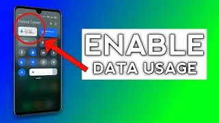 How to enable data usage in miui 12 contro ? l center | MIUI 12 control center data usage ?