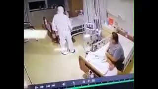 Doctor came wearing a PPE kit the patient thought it was a ghost