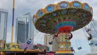 Steel Pier Atlantic City Boardwalk amusement area ASMR #boardwalk  #amusementpark #viralvideo #asmr