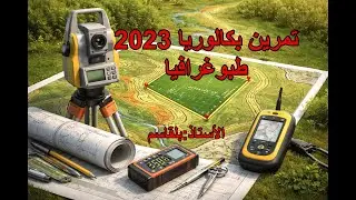 #حل نشاط1 الموضوع2 بكالوريا2023(طبوغرافيا)