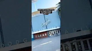 A look inside the LA Dodgers front office 👀⚾️ #dodgers #ladodgers #losangelesdodgers #baseball #mlb