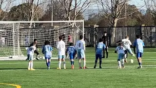 2025.03.08 @ Hayward Youth Soccer League HYSL Premier Blue Knights 11B - Goal # 1 by Logan W