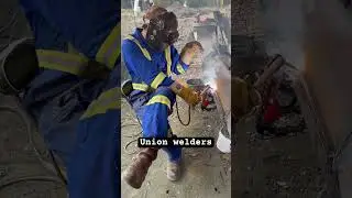 Union welders be like.. #nutebomb #welding #fyp #reels #work