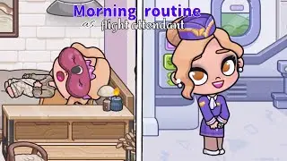 Morning routine as flight attendant 👱🏻&zwj;♀️✈️😄