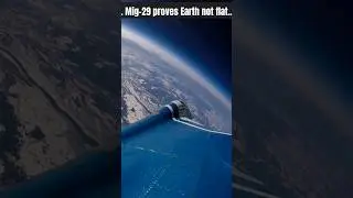 Mig-29 went to see if earth is flat conspiracy - #mig29 #space