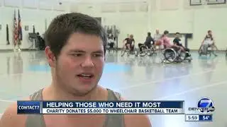 Contact7 getting results: $2K wheelchair donation followed by $5K wheelchair basketball donation