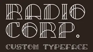 Almanac Design &ndash; RadioCorp Display Typeface